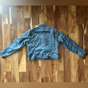 Harley-Davidson Nylon Distressed Black Jacket size Large